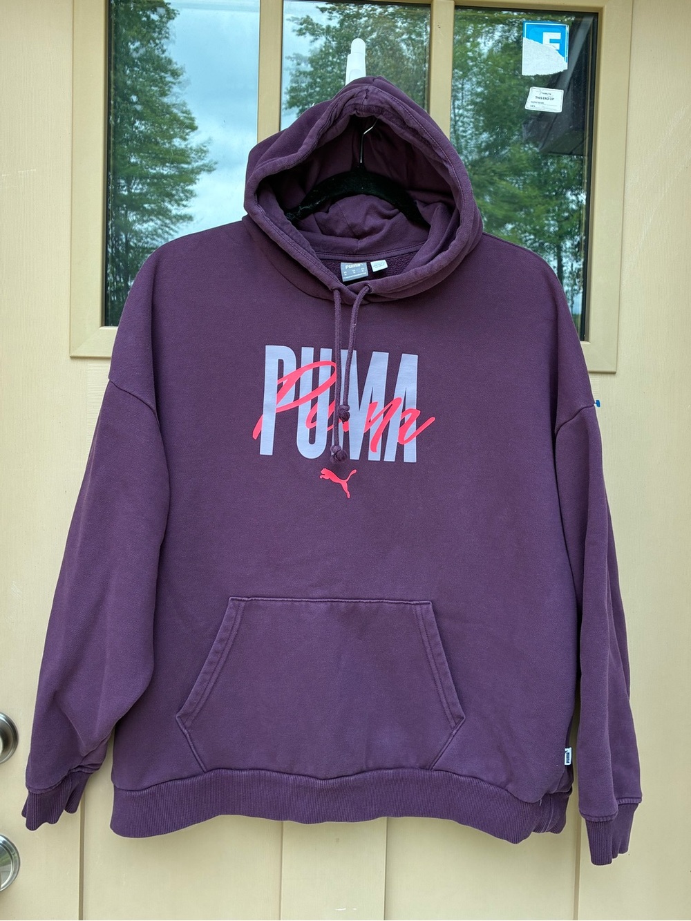 Puma Hoodie Dark Purple Women's XL